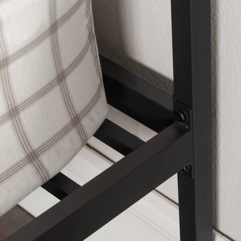 Metal Platform Bed With Headboard, Black