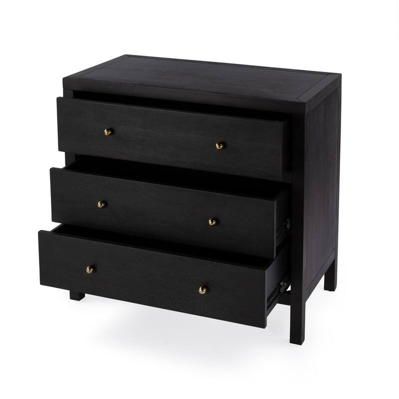 Nora 3-Drawer Wood Dresser