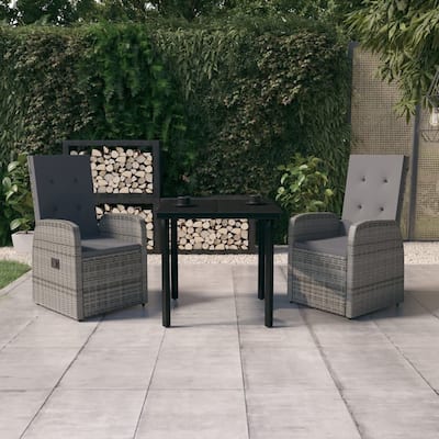 vidaXL Patio Dining Set Outdoor Dining Set Table and Chair Set for Garden