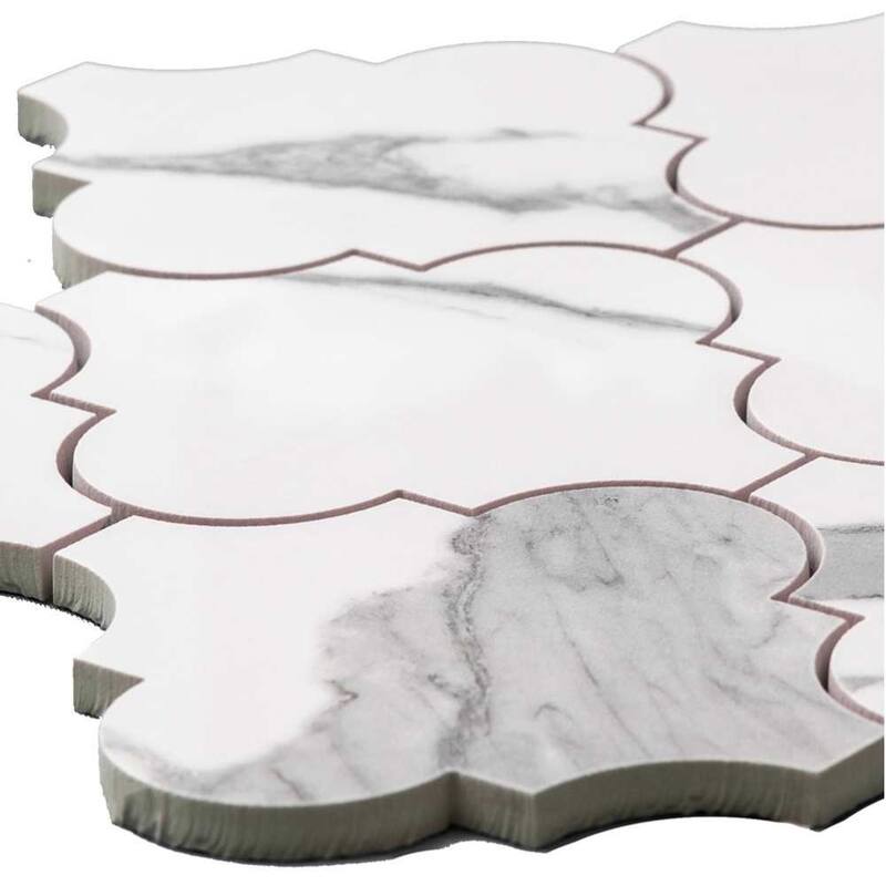 The Tile Life Stately Arabesque 11x12 Porcelain Floor, Wall & Backsplash Tile