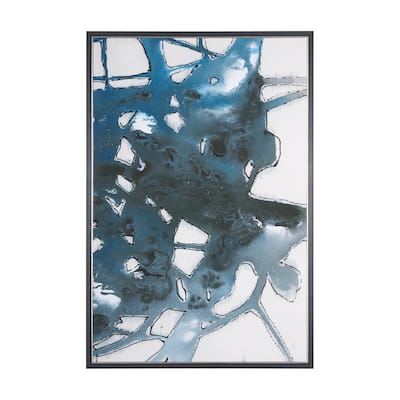 Tributary I Framed Canvas Art Print