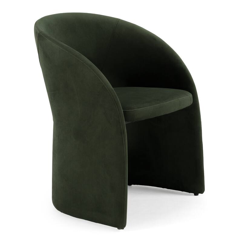 Modrest Brea Modern Green Fabric Dining Chair