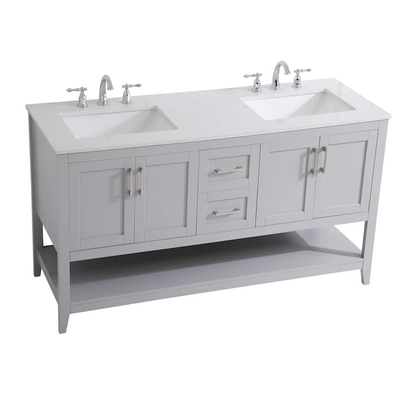 Nebula 60 Inch Double Bathroom Vanity