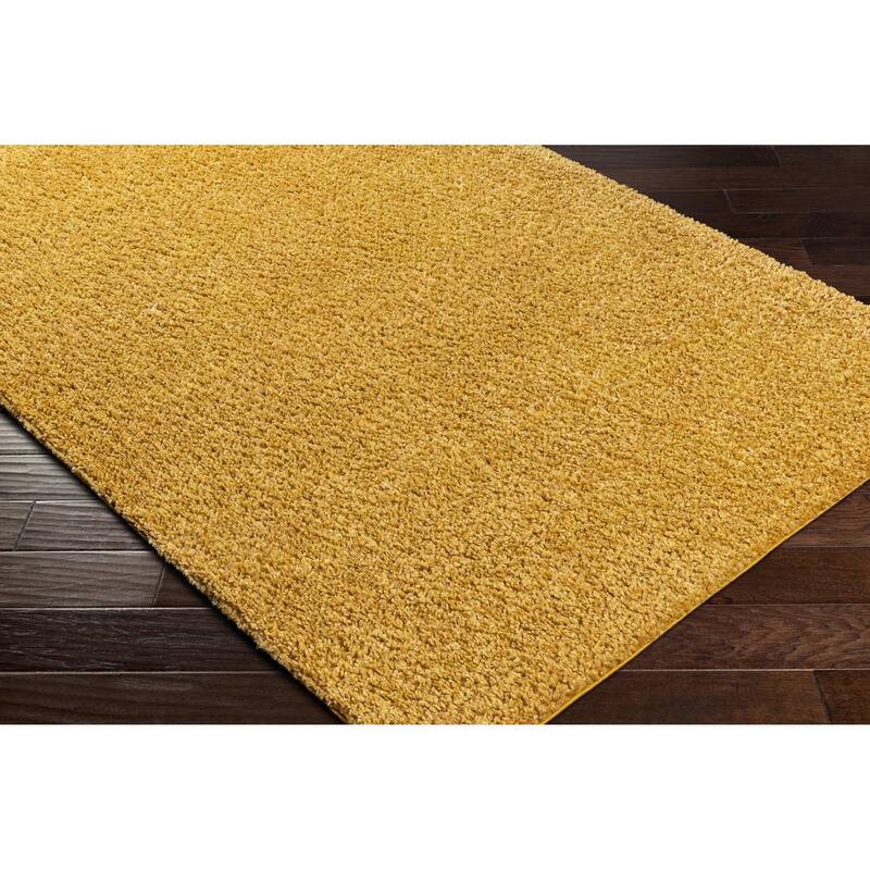 Livabliss Deluxe Shag Minimalist Medallion Area Rug