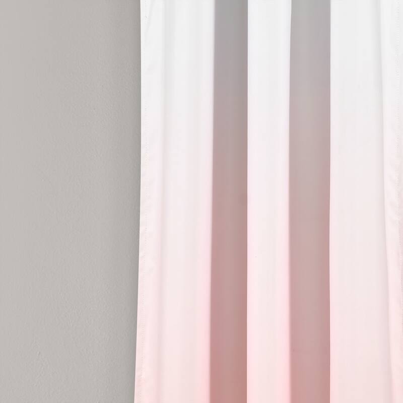 Porch & Den Millbrook Ombre Blackout Grommet Top Curtain Panel Pair