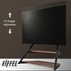 preview thumbnail 4 of 5, FITUEYES TV Stand Floor with Large Open Shelf Super Sturdy for TVs 75 to 100 Inch Modern Style for living room