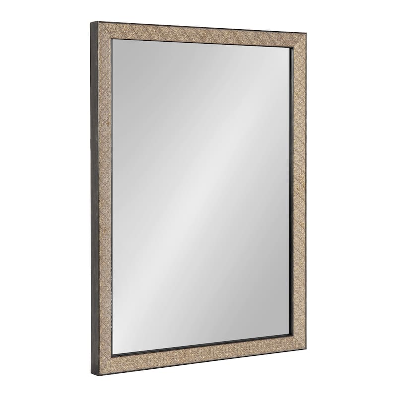 Kate and Laurel Soniva Rectangle Wall Mirror - 18x24 - Gold