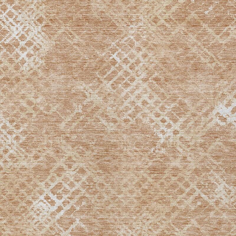 HomeRoots Geometric Transitional Rectangle Outdoor Rug