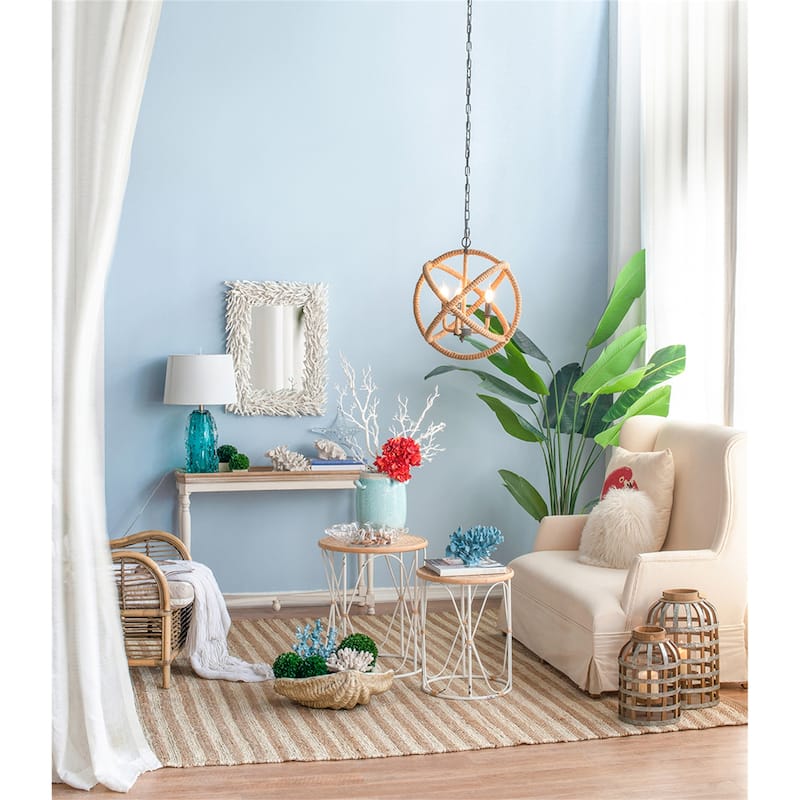 3- Light Farmhouse Chandelier