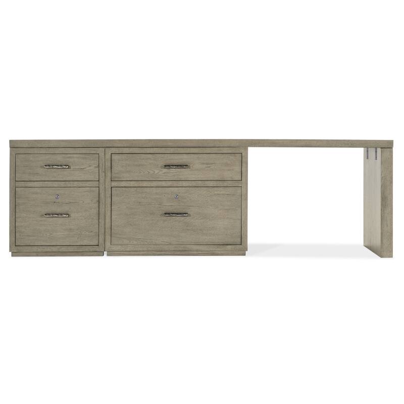 Hooker Furniture 6150-10928 96" Wood Veneer 4 Drawer Writing Desk