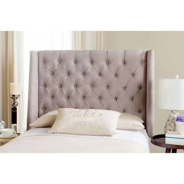 SAFAVIEH London Upholstered Tufted Wingback Twin Headboard. Opens flyout.