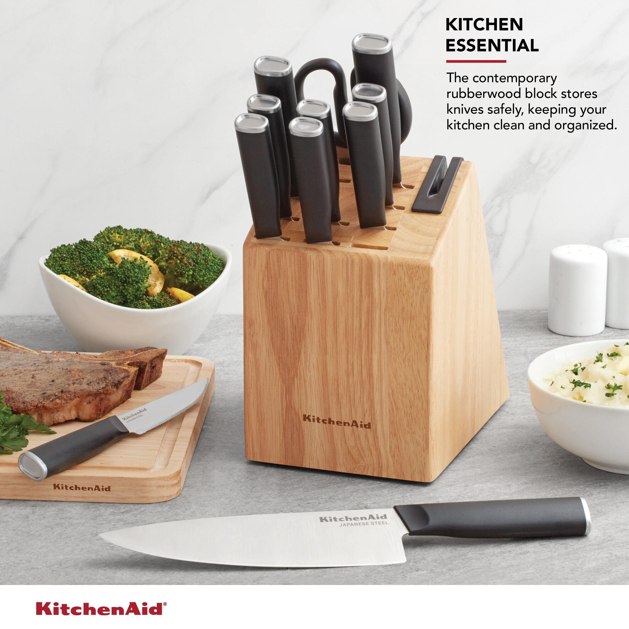 Kitchenaid knife set • Compare & find best price now »