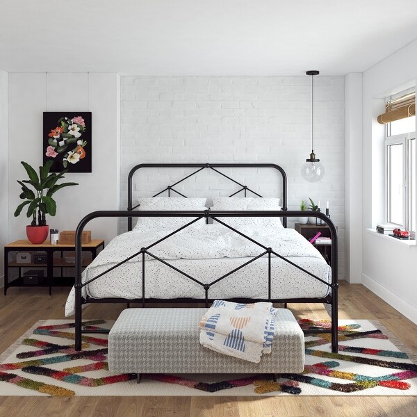 The Novogratz Francis Farmhouse Metal Bed - Bed Bath & Beyond