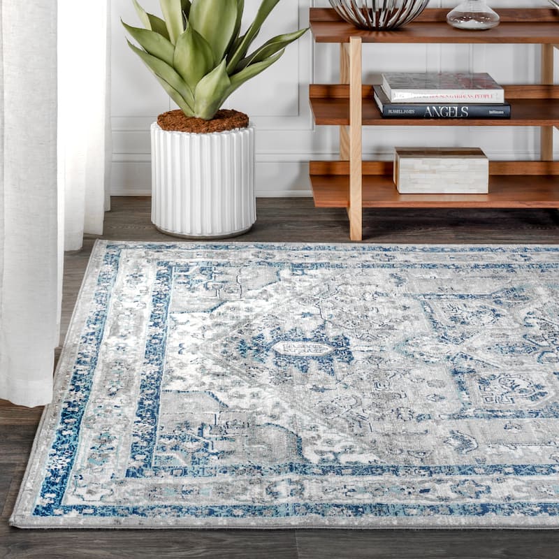 JONATHAN Y Traditional Persian Vintage Medallion Area Rug