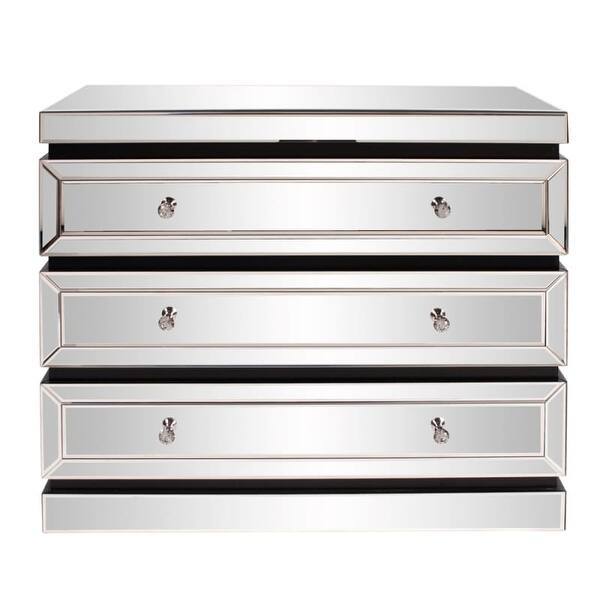 Shop Howard Elliott 3 Tiered Mirrored Dresser With Drawers 39