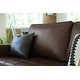 preview thumbnail 27 of 34, Abbyson Holloway Mid Century Top-grain Leather Sofa