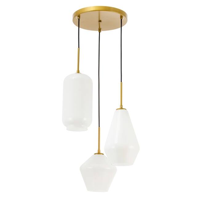 Gerald Glass 3-light Pendant