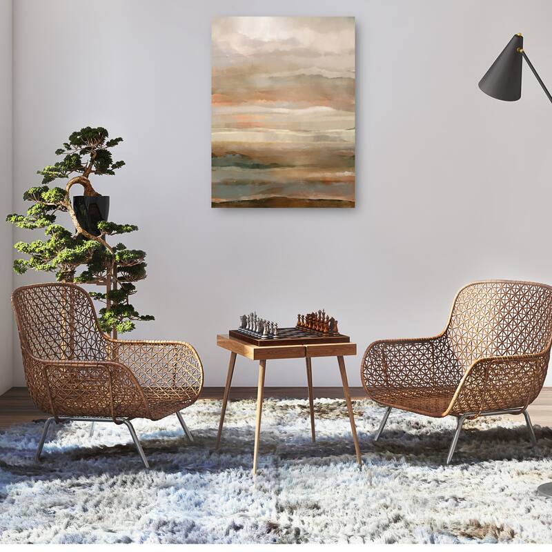 Washed Sunset II By Studio Arts Canvas Art Print