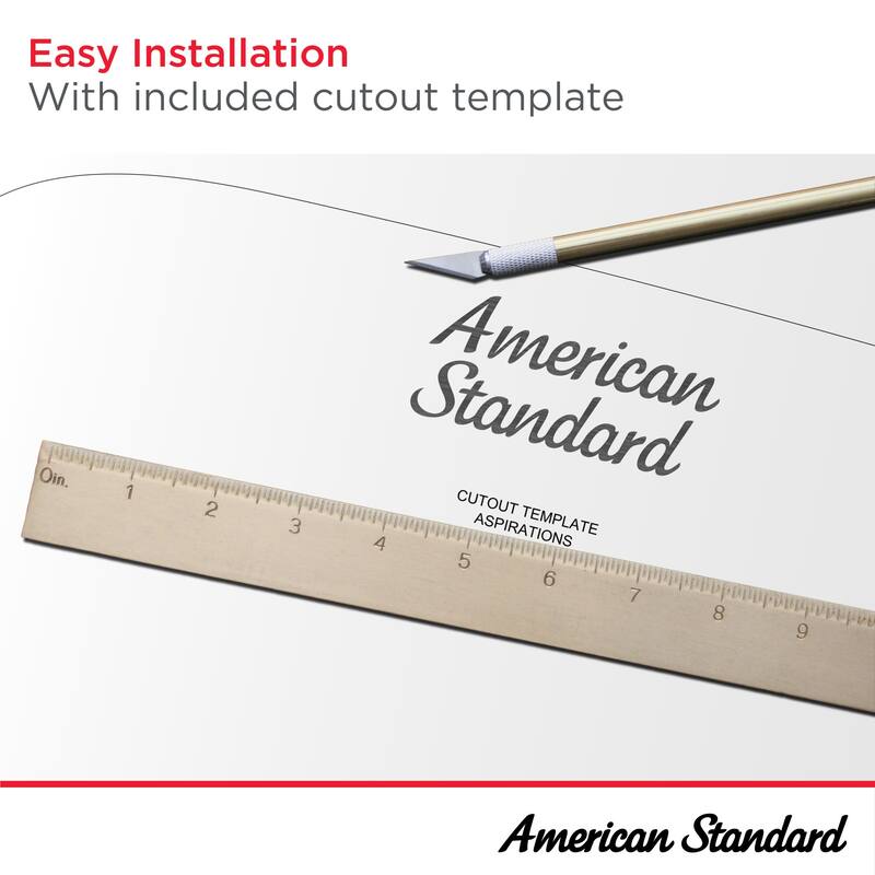 American Standard 1642.001 Aspirations 22-7/8" Rectangular Vitreous