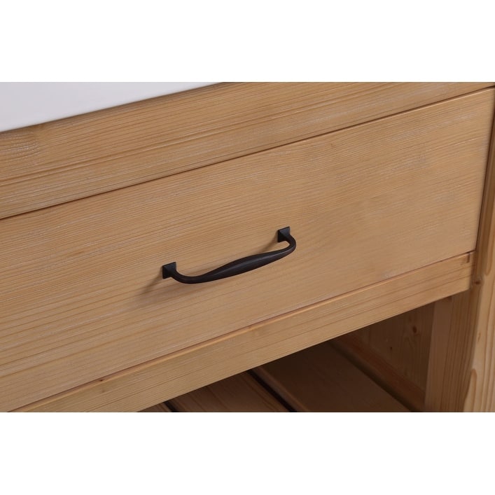 Ari Bath, Marina 60" Bathroom Vanity, Driftwood Finish