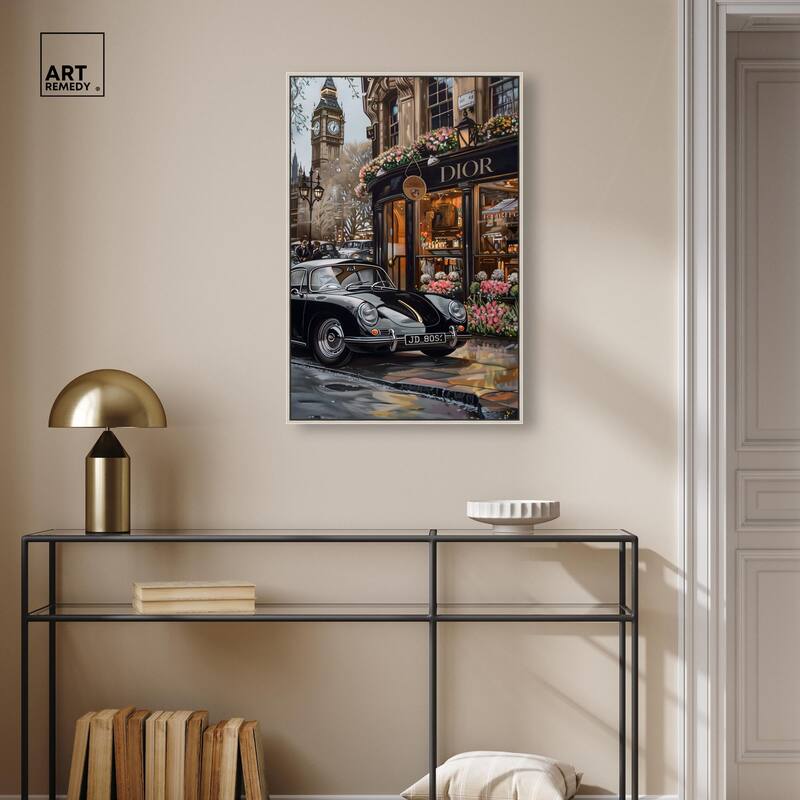 A View of London from the Car Canvas by Art Remedy