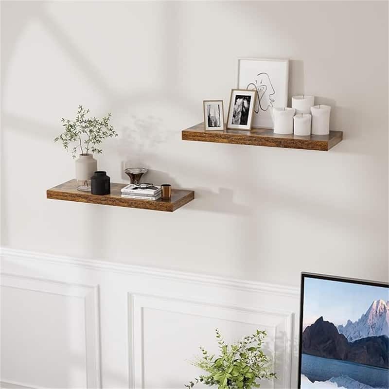  Floating Shelves for Wall - 9"D x 24"W x 1.5"H