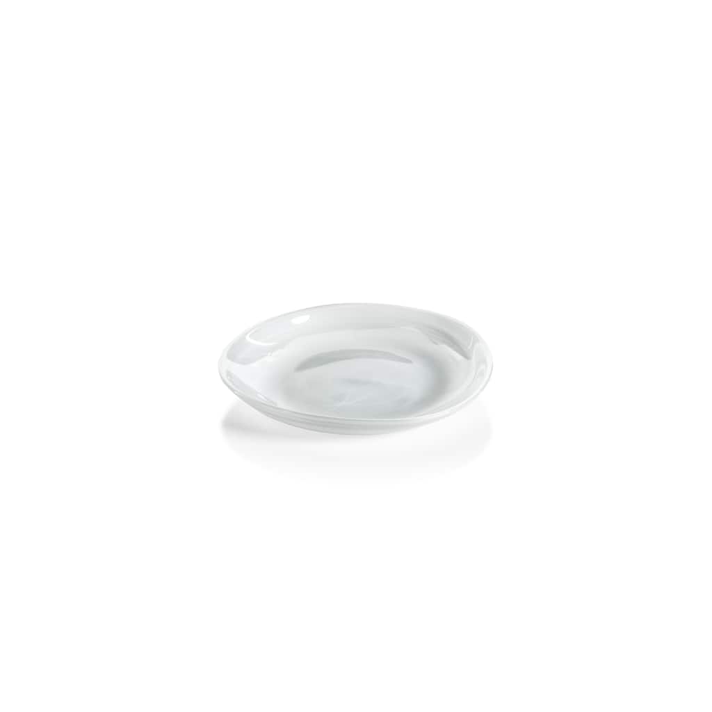 Reneta Alabaster Glass Plates, Set of 6