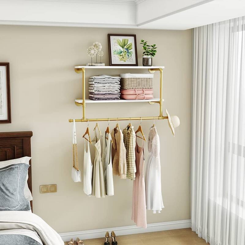 Wall Mounted Clothes Rack