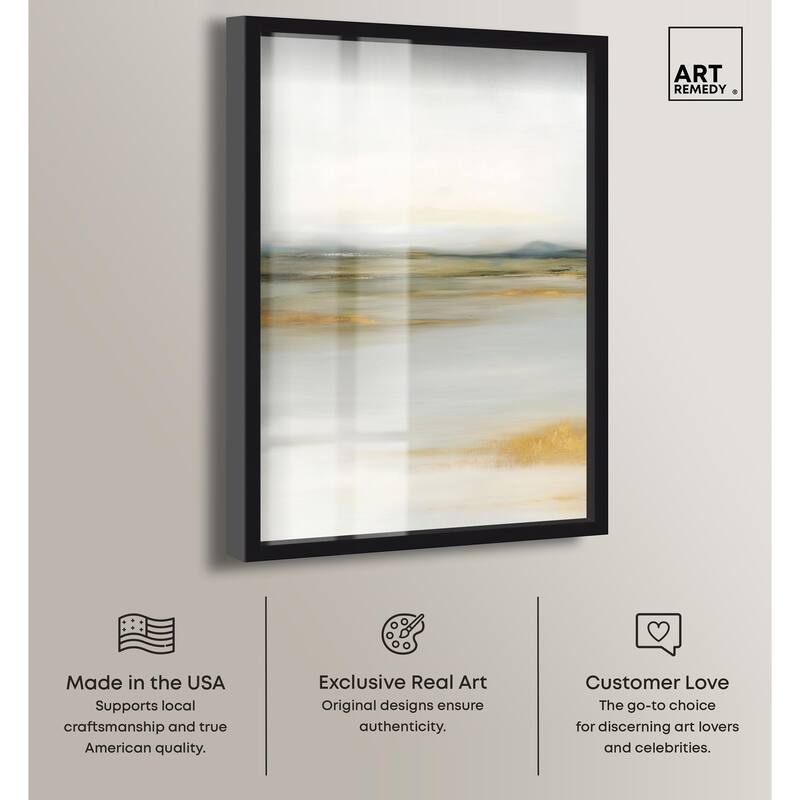 Misty Expanse I Shadowbox by Art Remedy