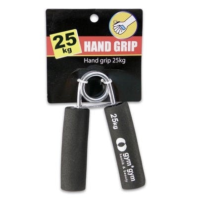 25 Kg Black Gym Hand Grip Strengthener