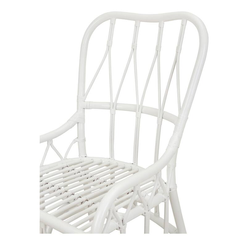 NPD Furniture Ayanna Modern Bohemian Rattan Dining Chair