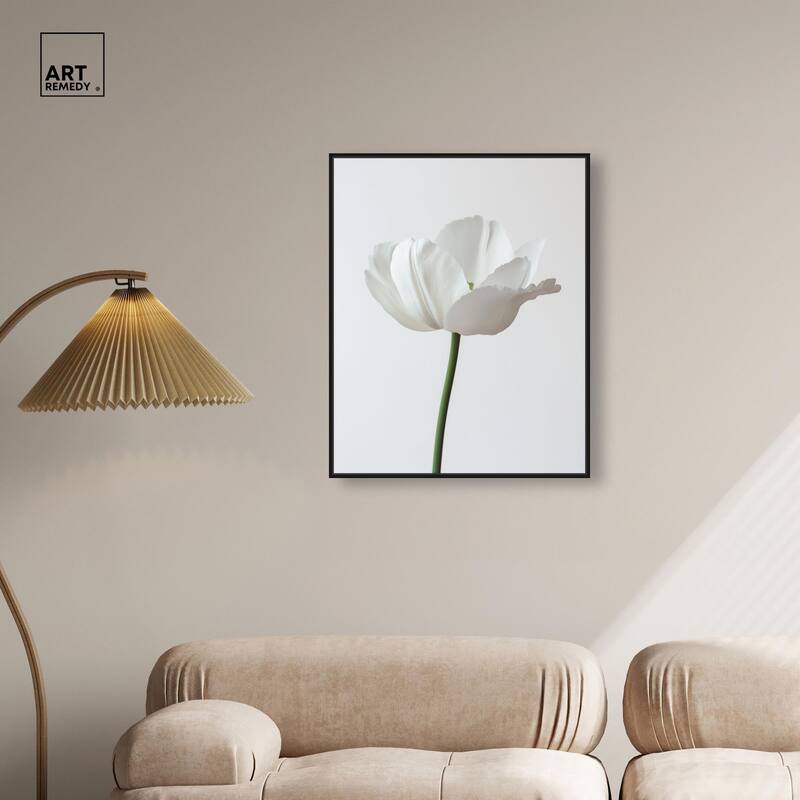 Pearl Floret Canvas by Art Remedy