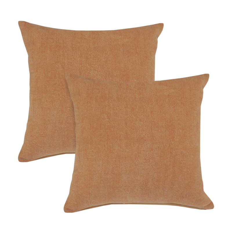 Sevita Solid Throw Pillow, Single or Set of 2