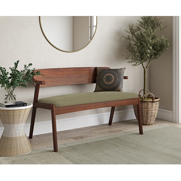 Modern bench with shop back