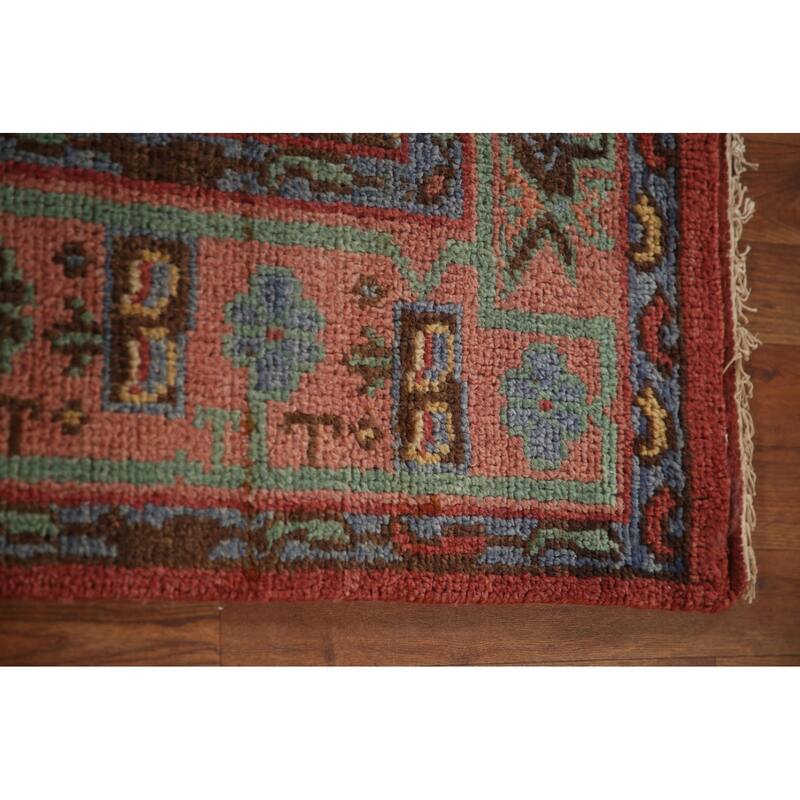 Traditional Sirjan Indian Area Rug Handmade Wool Carpet - 7'9"x 9'11"