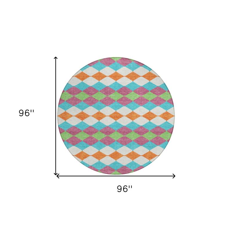 HomeRoots Geometric Transitional Rectangle Outdoor Rug