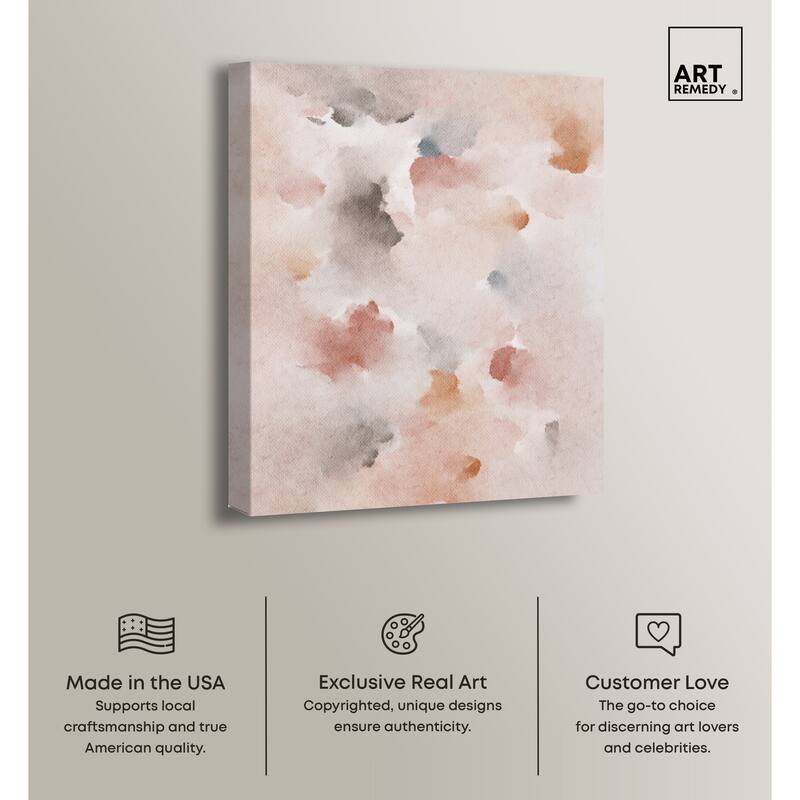 Art Remedy Cocadas Confectionery Gallery Wrapped Watercolor Boho Abstracts