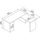 preview thumbnail 31 of 31, Echo L-shaped Modern Desk from Office by kathy ireland