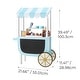 preview thumbnail 11 of 12, Teamson Kids Wooden Ice Cream Cart Pretend Play Food Set with33 pcs Accessory Set for Toddlers