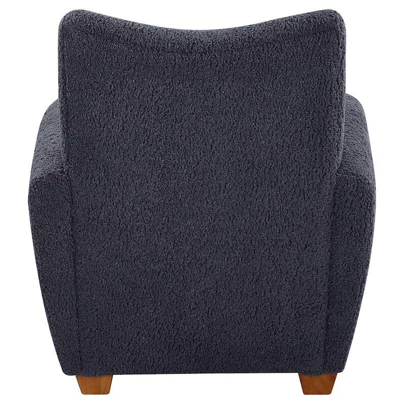 Curved Track Arm Accent Chair - 35.5" - Slate Gray
