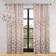 preview thumbnail 42 of 124, Superior Leaves Machine Washable Room Darkening Grommet Blackout Curtains, Set of 2 52" x 120" - Bronze