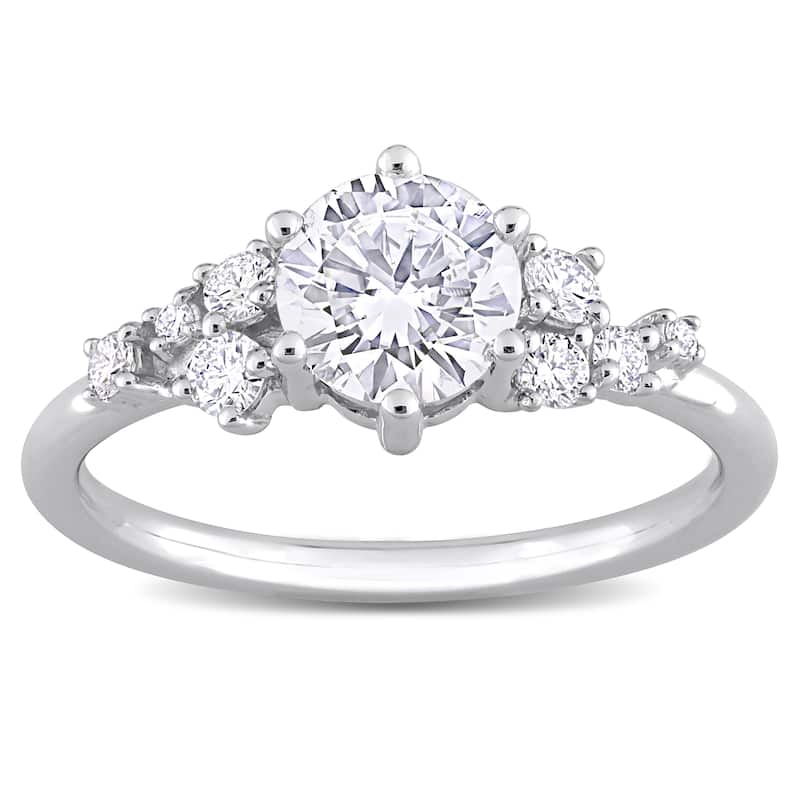 1 1/4ct TW Lab-Grown Diamond Engagement Ring in 14k White Gold