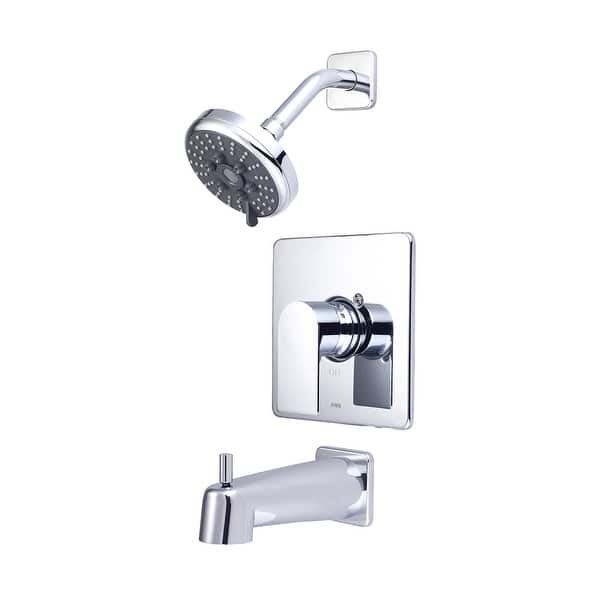 slide 1 of 1, Olympia i4 Single Handle Tub/Shower Trim Set - Polished Chrome