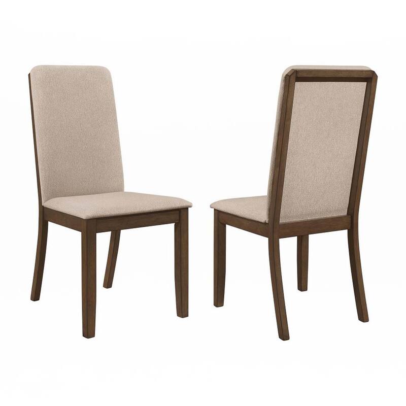 Set of 2 Fabric Upholstered Dining Chairs