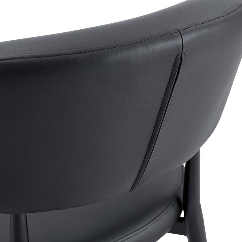 Minimalist Ergonomic Dining Chair, With A Curved Backrest For Comfortable Design