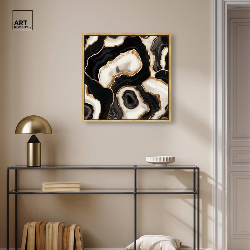 Coal Core Canvas by Art Remedy