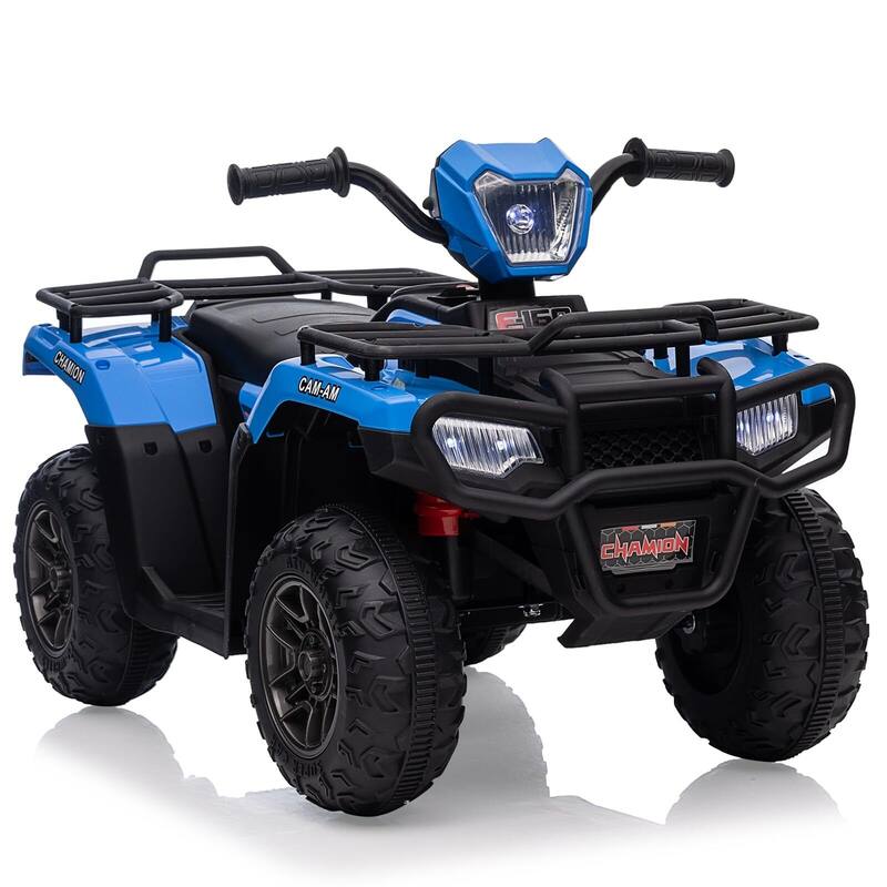 12V Battery-Operated Kids ATV, Dual Speed Adjustment, LED Light, Music, USB