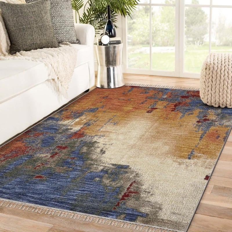 Luxe Weavers Otika Collection Area Rug 8812 Multi 8x10 - 8x10 - Multi