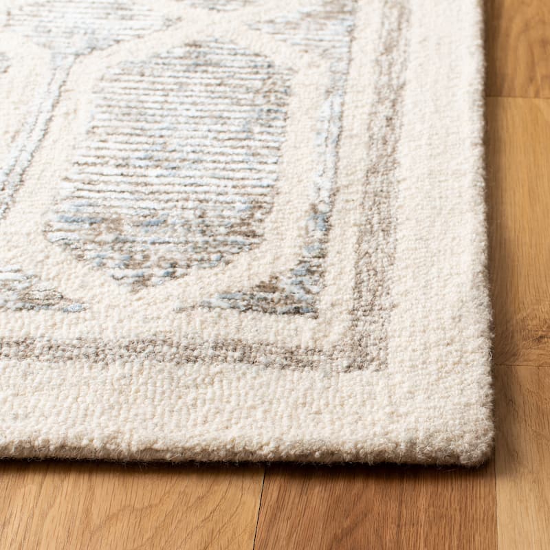 SAFAVIEH, Handmade Artistry Poulia Geometric Wool Rug