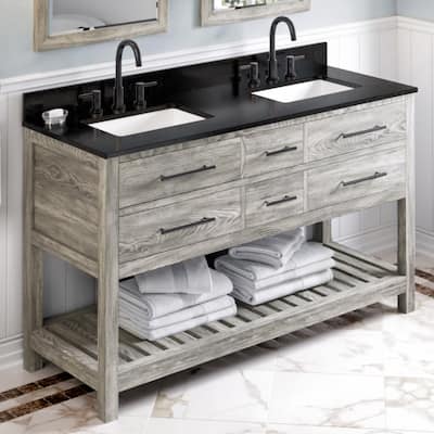 Jeffrey Alexander VKITWAV60R-GRANITE Wavecrest II 60" Free Standing